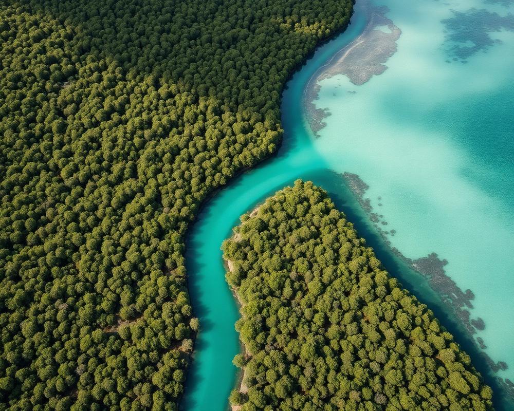 Mangrove channels